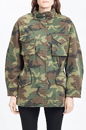 Куртка Alice + Olivia Russo Camouflage Jacket
